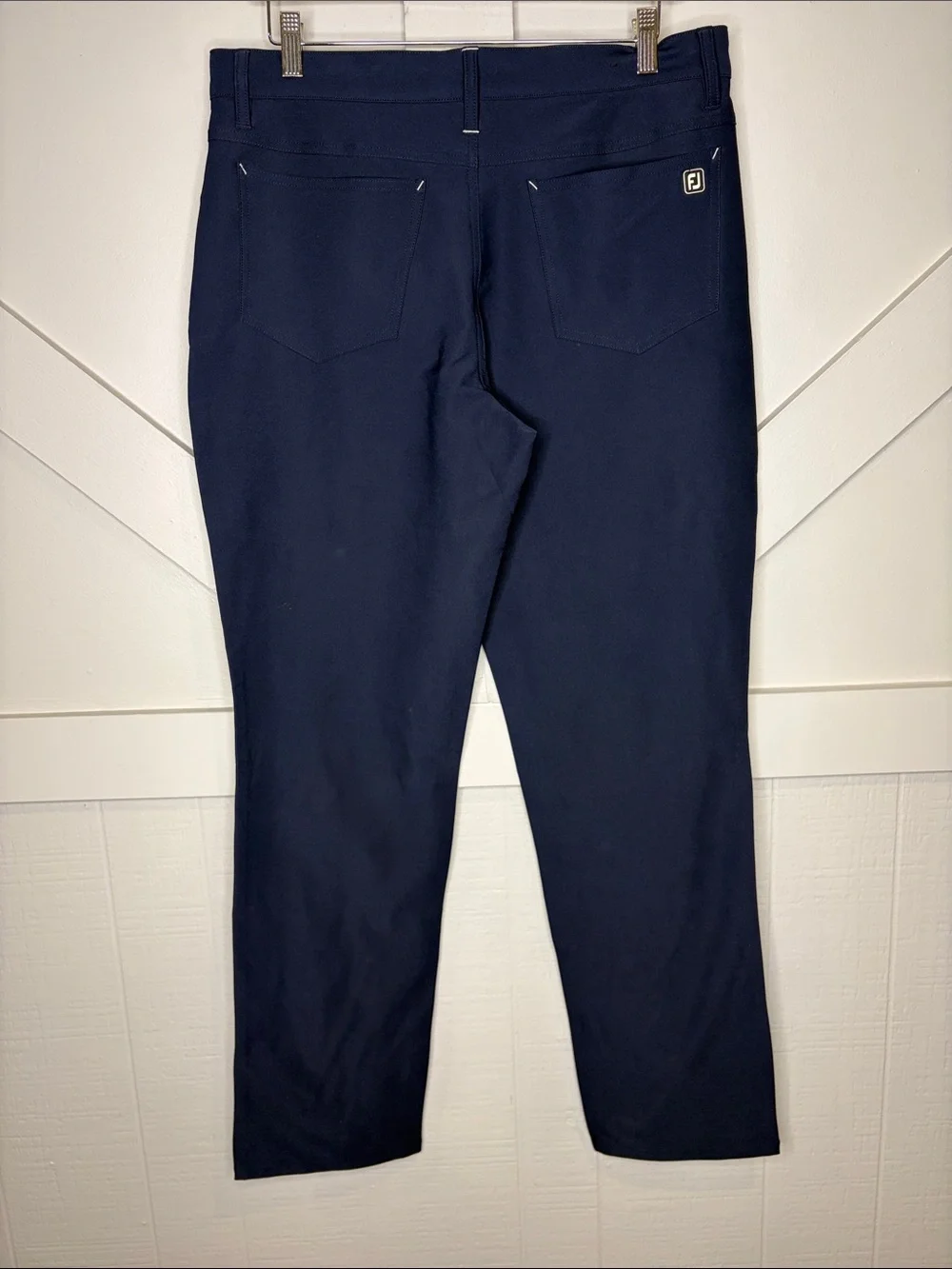 FootJoy Men's Performance Golf Pants Navy Blue Stretch Athletic Fit 33x32 Office